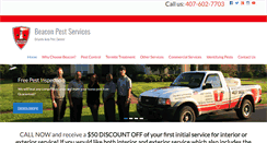 Desktop Screenshot of beaconpestservices.com